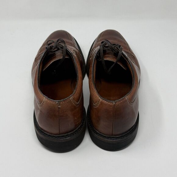 Allen Edmonds Wilbert Derby Shoes Mens 11 D Brown Leather Split Toe Casual Dress main image 8